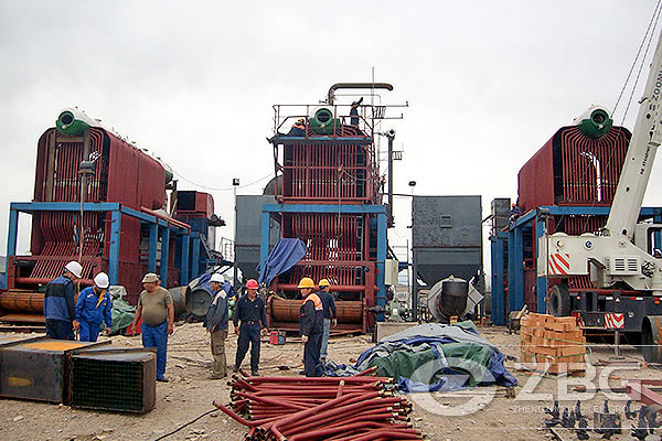 20 ton cadena caldera parrilla en Mongolia